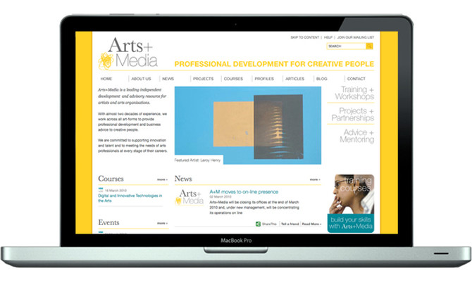 Am Website Laptop