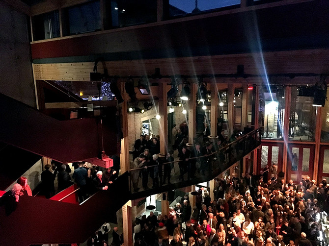 Front of house as seen from one of the 'windows' in the original wall